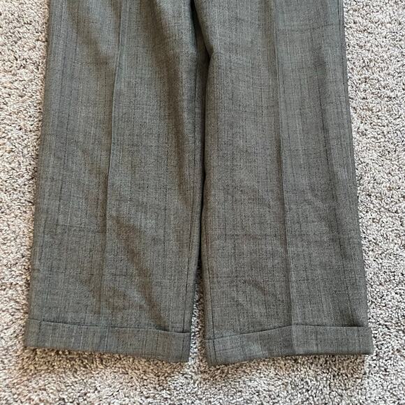 Vintage Christian Dior Monsieur Wool Plaid Suit Blazer Set Pleated trouser  70s - Picture 11 of 14